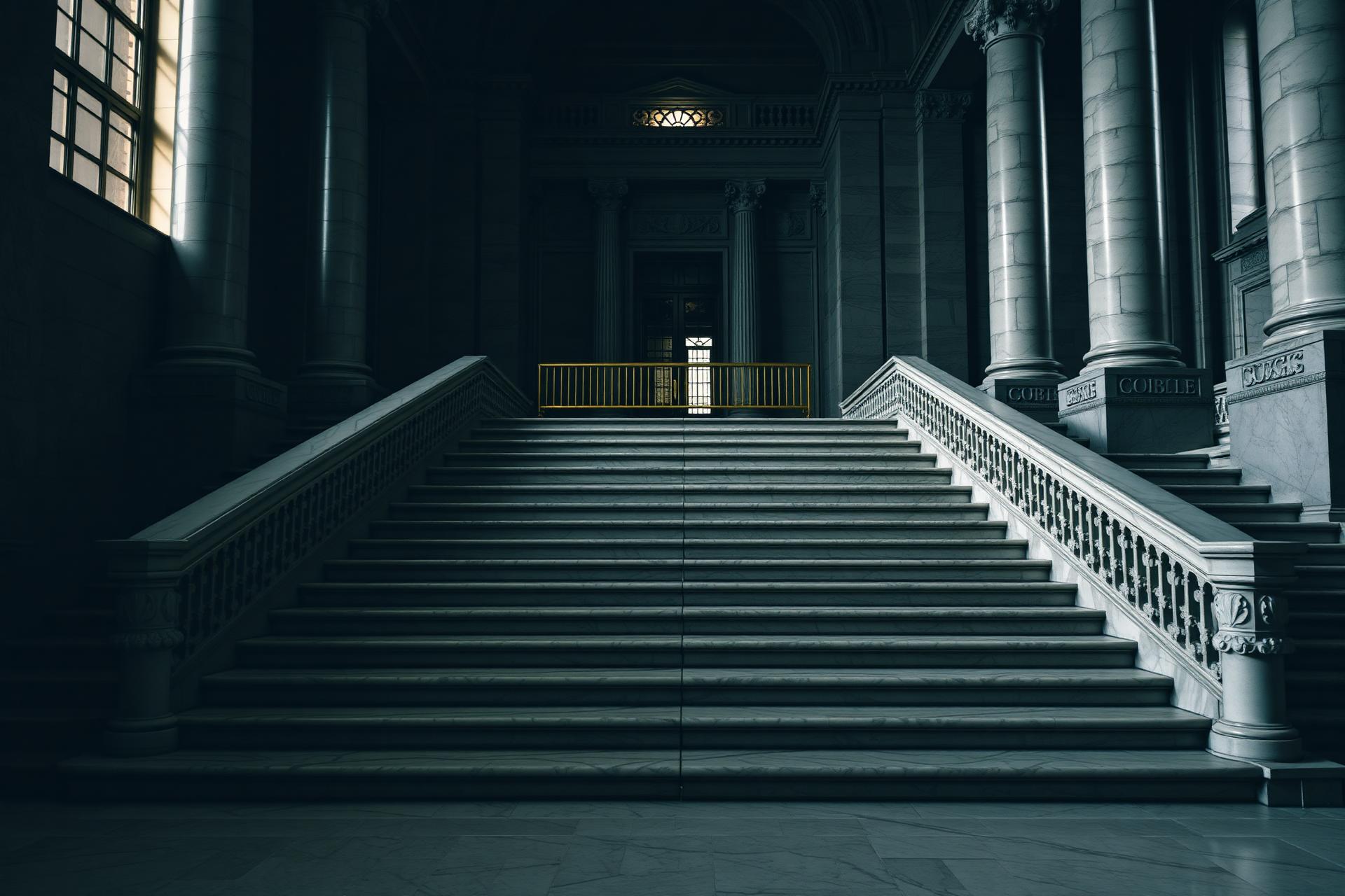 Trappenhuis van een stadhuis